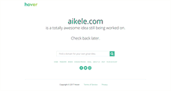 Desktop Screenshot of aikele.com